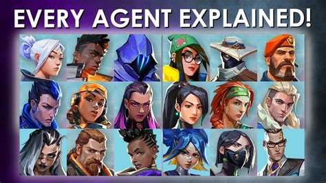 valorant agenten|Valorant Characters: All Agents with video guides and。